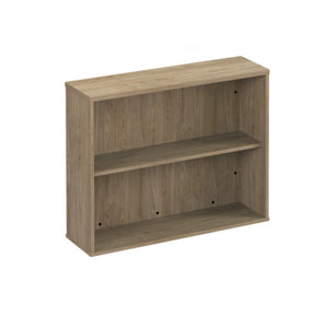 Anson executive surface mounted bookcase - barcelona walnut