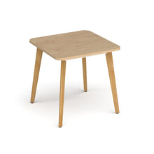 Load image into Gallery viewer, Saxon square worktable with 4 oak legs 800mm