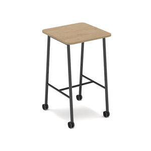 Show mobile square poseur table 700 x 700mm