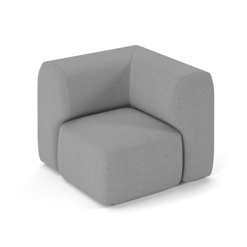 Snuggle modular soft seating corner and end sofa with back