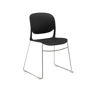 Verve multi-purpose chair with chrome sled frame