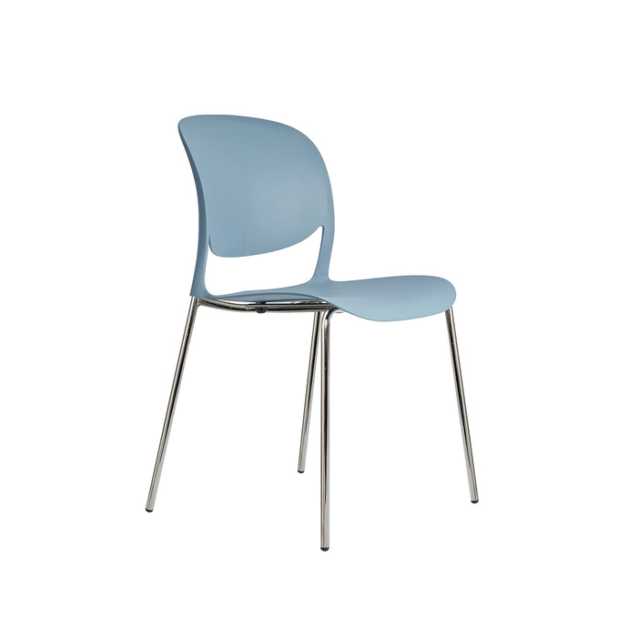 Verve multi-purpose chair with chrome 4 leg frame