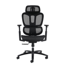 Load image into Gallery viewer, Zala mesh back operator chair with headrest and black mesh seat