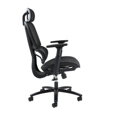 Load image into Gallery viewer, Zala mesh back operator chair with headrest and black mesh seat