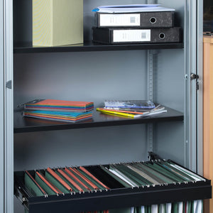 Bisley systems storage tambour cupboard