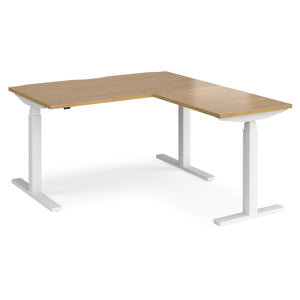 Elev8 Touch sit-stand desk with return
