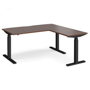 Elev8 Touch sit-stand desk with return