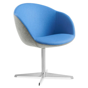 Joss single seater lounge chair - Chrome Base