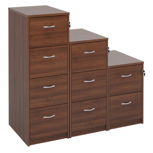 Universal filing cabinet with silver handles