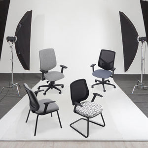 Tegan fabric operator chair - Asynchro