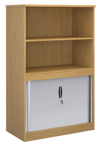 Systems combi unit with tambour and open top