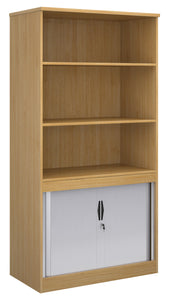 Systems combi unit with tambour and open top