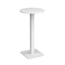 Load image into Gallery viewer, Brescia circular poseur table with flat square base Tables