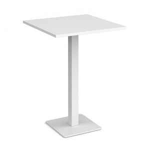 Brescia square poseur table with flat square base Tables