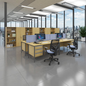 Contract 25 straight desk with H-Frame leg