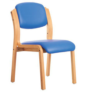 Dart wooden frame stackable chair