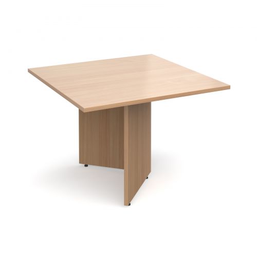 Arrow head leg square extension table Tables