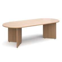 Load image into Gallery viewer, Arrow head leg radial end boardroom table Tables