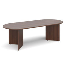 Load image into Gallery viewer, Arrow head leg radial end boardroom table Tables