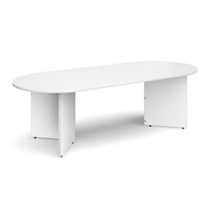 Arrow head leg radial end boardroom table Tables