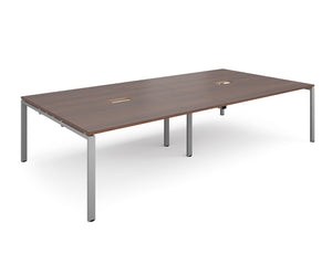 Adapt rectangular boardroom table 3200mm x 1600mm with 2 cutouts 272mm x 132mm