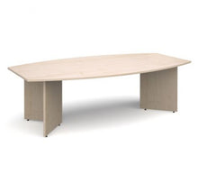 Load image into Gallery viewer, Arrow head leg radial boardroom table Tables
