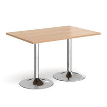 Load image into Gallery viewer, Genoa rectangular dining table with trumpet base Tables