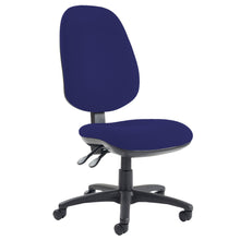 Load image into Gallery viewer, Jota extra high back operator chair with no arms - Black 5 star base