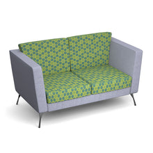 Load image into Gallery viewer, Lyric reception two seater sofa with metal legs 1450mm wide