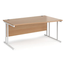 Load image into Gallery viewer, Maestro 25 right hand wave desk with cantilever leg frame