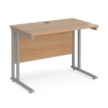 Load image into Gallery viewer, Maestro 25 straight 600mm deep desk with cantilever leg frame