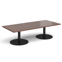 Load image into Gallery viewer, Monza rectangular coffee table with flat round bases Tables
