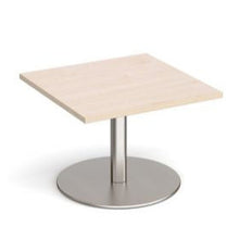 Load image into Gallery viewer, Monza square coffee table with flat round base Tables