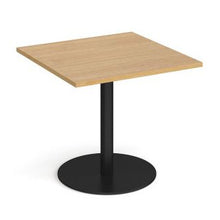 Load image into Gallery viewer, Monza square dining table with flat round base Tables