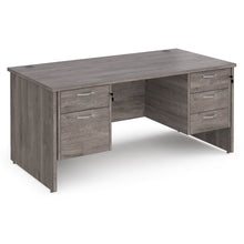 Load image into Gallery viewer, Maestro 25 panel end leg 800mm desk with two &amp; three drawer pedestals