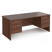 Load image into Gallery viewer, Maestro 25 panel end leg 800mm desk with 2x two drawer pedestals
