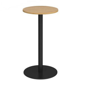 Monza circular poseur table with flat round base Tables