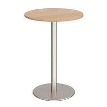 Load image into Gallery viewer, Monza circular poseur table with flat round base Tables