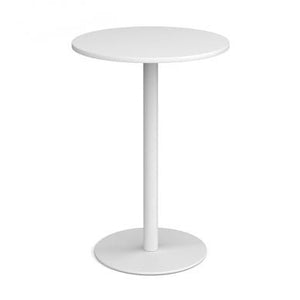 Monza circular poseur table with flat round base Tables