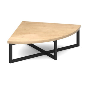Nera corner unit table 700mm x 700mm with black frame