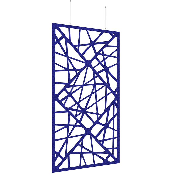 Piano Chords acoustic patterned hanging screens with hanging wires and hooks - Shatter