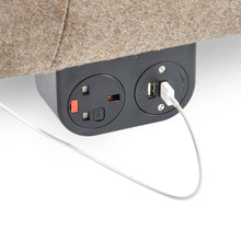 Load image into Gallery viewer, Phase multi-surface power module 1 x UK socket, 1 x TUF (A&amp;C connectors) USB charger