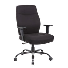 Load image into Gallery viewer, Porter bariatric operator chair with black fabric seat and back