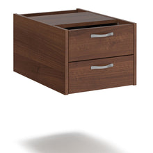 Load image into Gallery viewer, Maestro 25 - Shallow 2 Drawer Fixed Pedestal for 600mm Deep Desks.