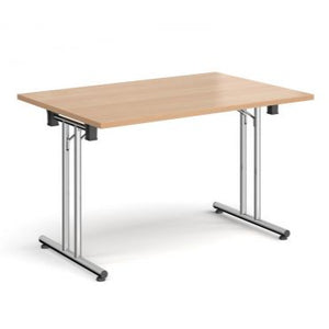 Rectangular folding leg table with straight feet Tables