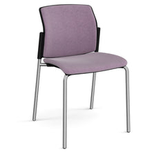Load image into Gallery viewer, Santana 4 leg stacking chair fully upholstered