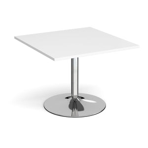 Trumpet base square extension table 1000mm x 1000mm