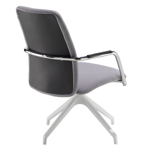 Tuba pyramid base conference chair - White Frame