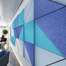 Load image into Gallery viewer, Piano Tiles acoustic 25mm thick triangular wall tile