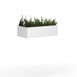 Wooden planter 800mm wide to fit on single wooden lockers